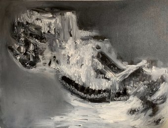 Графика "1Q84", иллюстратор Lora Paulava масляная краска дерево в Jose Art Gallery