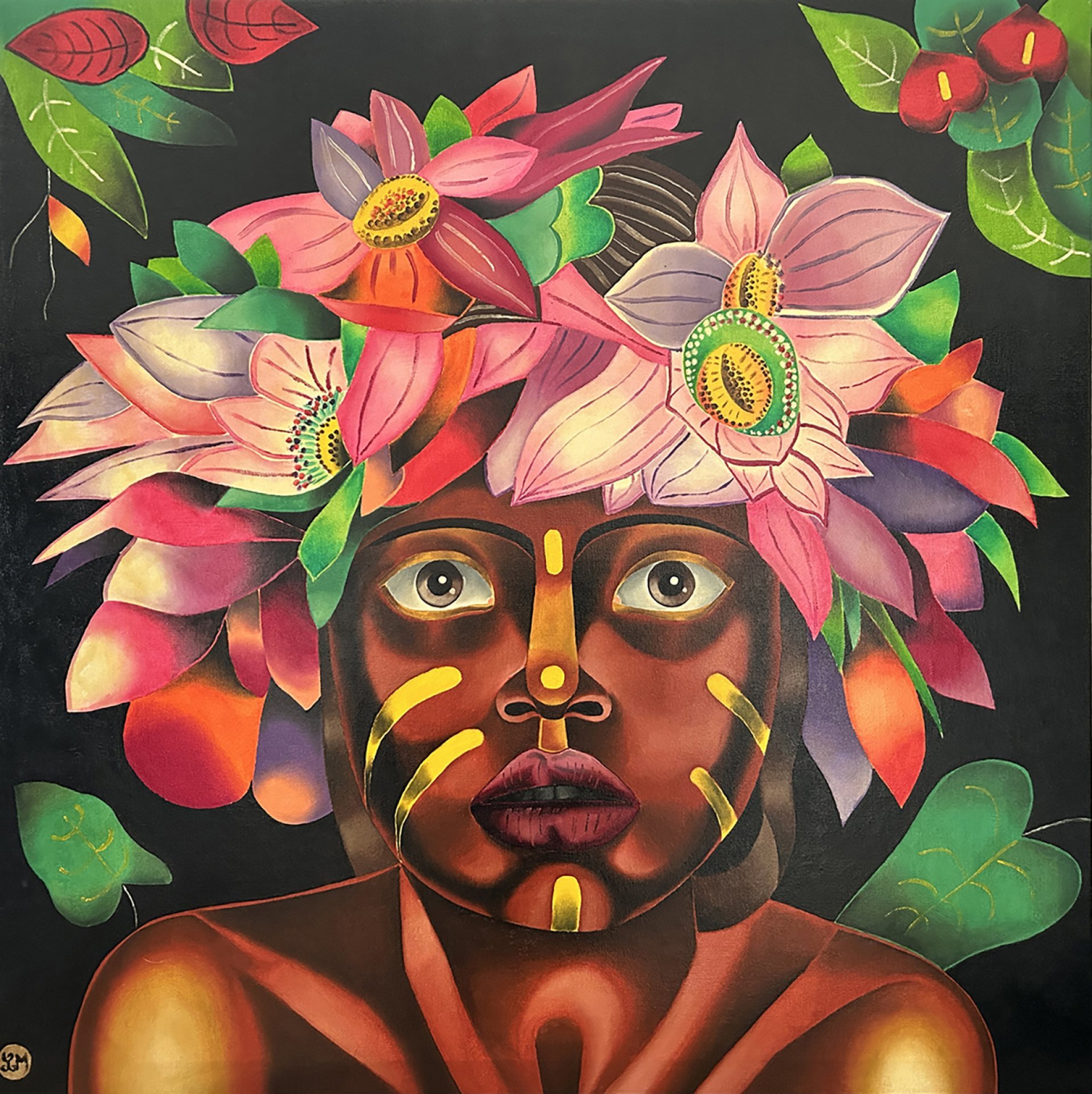 Indios Painting by Lorenzo Monegato - Jose Art Gallery