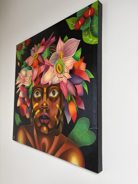 Indios Painting by Lorenzo Monegato - Jose Art Gallery