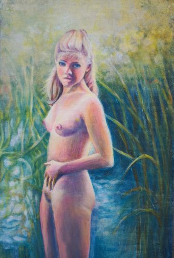 Живопис "Дотик природи: елегантність та сила", живописець GotLen акрил холст в Jose Art Gallery