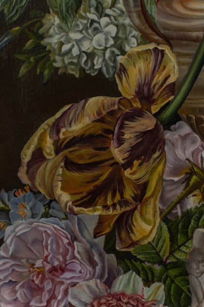 Additional view 4: Realism Still-Life Painting Timeless Beauty Realism Still Life by painter Valentyna Ivanova oil canvas 