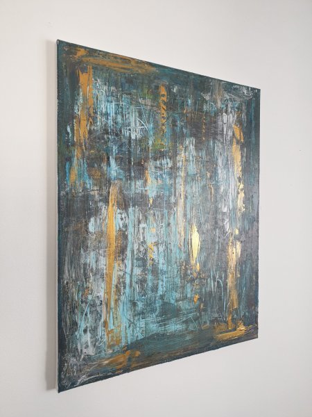 Forest Memory | abstract paint Painting by Eddie Davidov