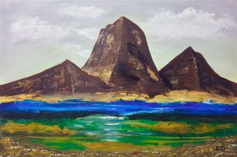 Живопись "Отголоски скалы", живописец Eddie Davidov акрил холст в Jose Art Gallery