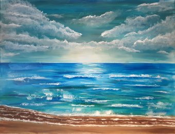 Живопись "Нарастающее затишье", живописец Eddie Davidov акрил холст в Jose Art Gallery