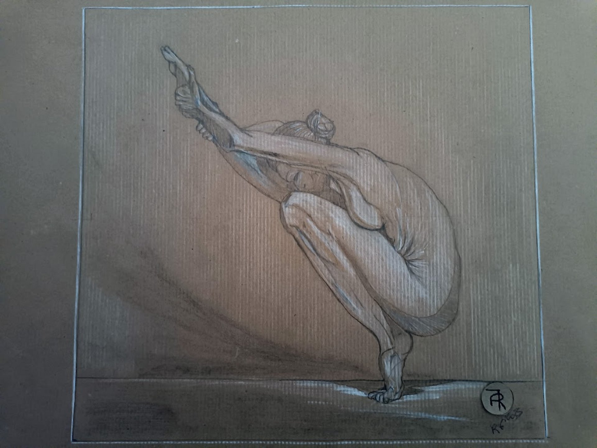 Balance: The Art of Feminine Balance Painting by roberto ferrando