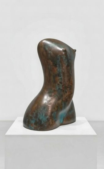 Sculpture "Pered Ochishchennyam", sculpteur Leo Adam Bronze à la Jose Art Gallery