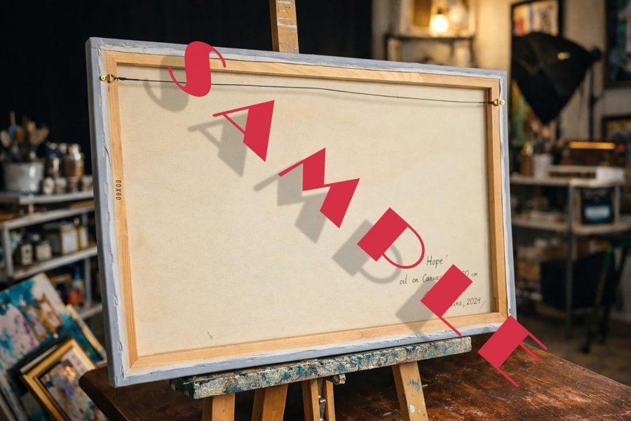 Additional view 8: Impressionism Landscape Painting Sunlit Shelter by painter Vladyslav Durniev oil canvas 