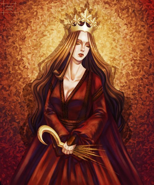 Queen Autumn Painting by Chococoffe - Jose Art Gallery