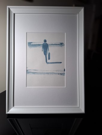 Malerei "Unterwegs", maler/-in Luba Micinska Aquarellfarbe Papier in der Jose Art Gallery