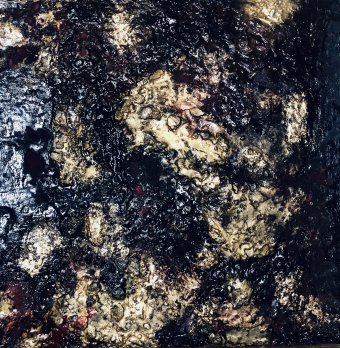 Malarstwo "Złoty Portal Abstrakcyjna Sztuka Wnętrz", malarz Machnolga akryl plastik w Jose Art Gallery