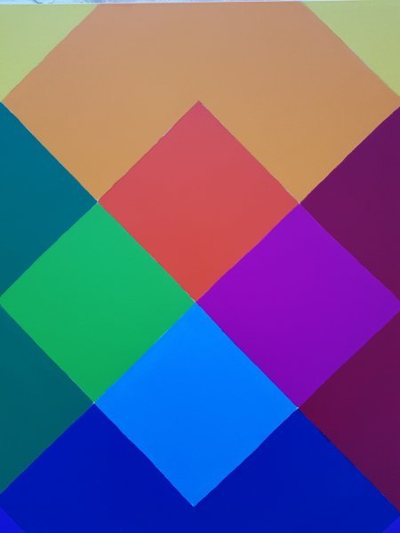 Additional view 5: Abstract Miniature Painting 20240608 by painter ARTUS acrylic canvas 