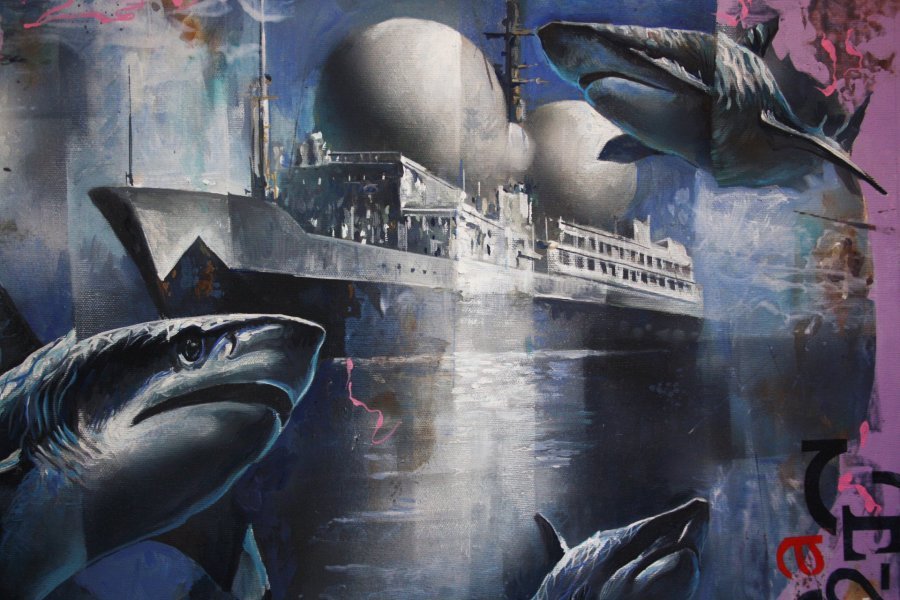 Additional view 2: Impressionism Marine Art Painting JOYOUS JOURNEY 5SP. by painter Dobrodiy Alexandr acrylic canvas 