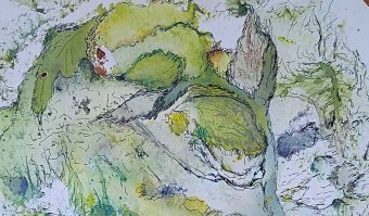 Grafika "Natura", ilustrator Eliana Gesteira technika mieszana papier w Jose Art Gallery