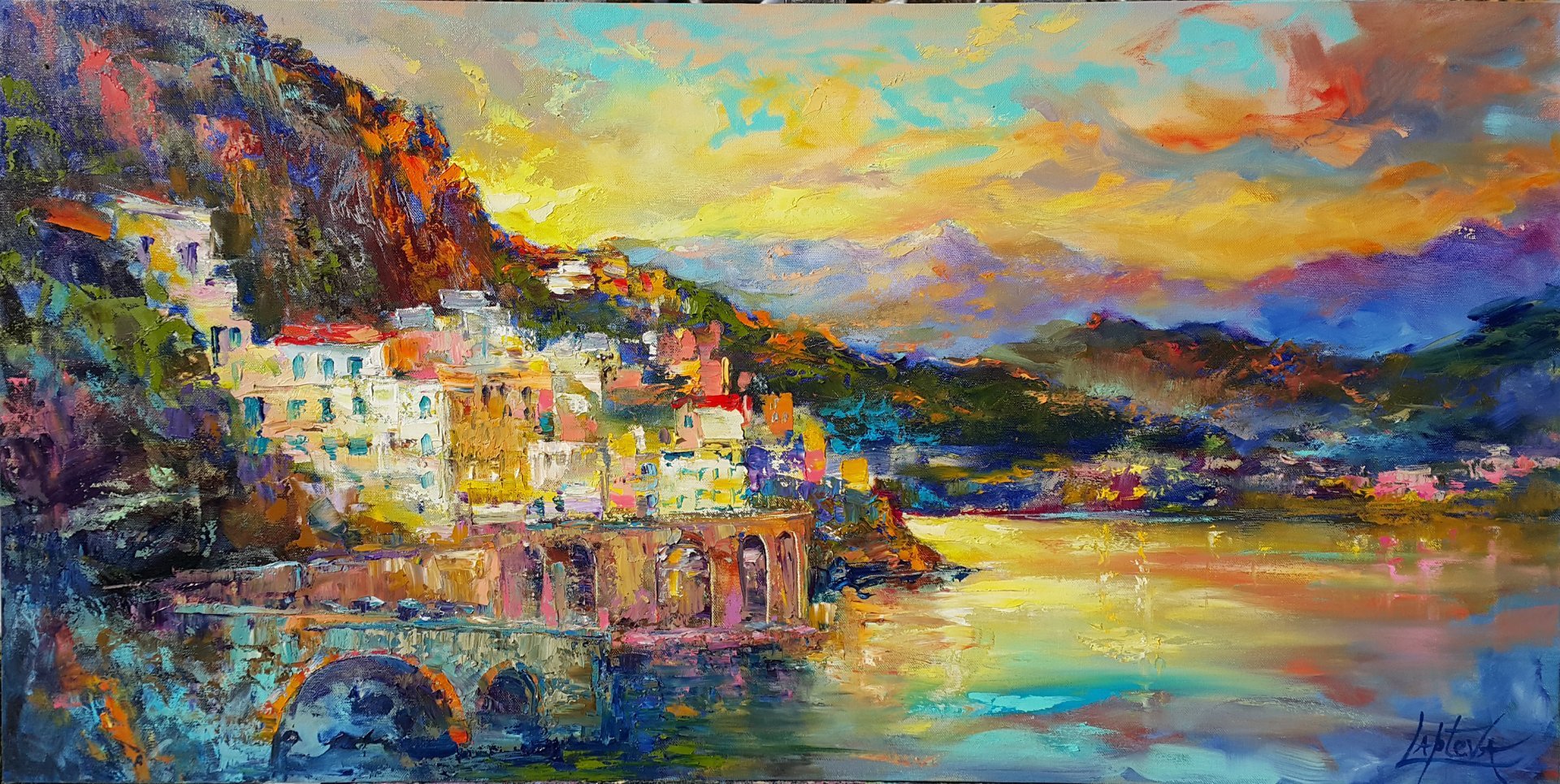 landscape-painting-amalfi-