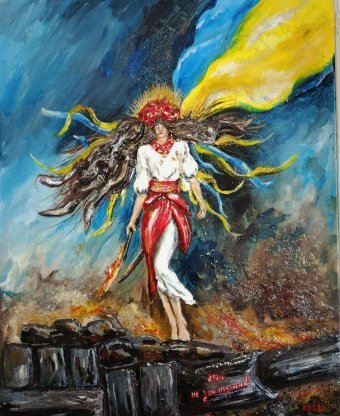 Живопись "Несокрушимо", живописец Любов Огороднік смешанная техника холст в Jose Art Gallery