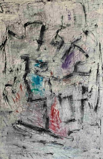 Painting "Son" by painter Lora Paulava oil cardboard at Jose Art Gallery