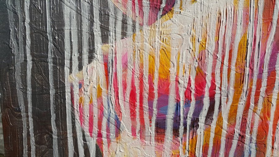 Additional view 5: Contemporary Art Nude Painting Bather by painter Viktoria Lapteva acrylic canvas 