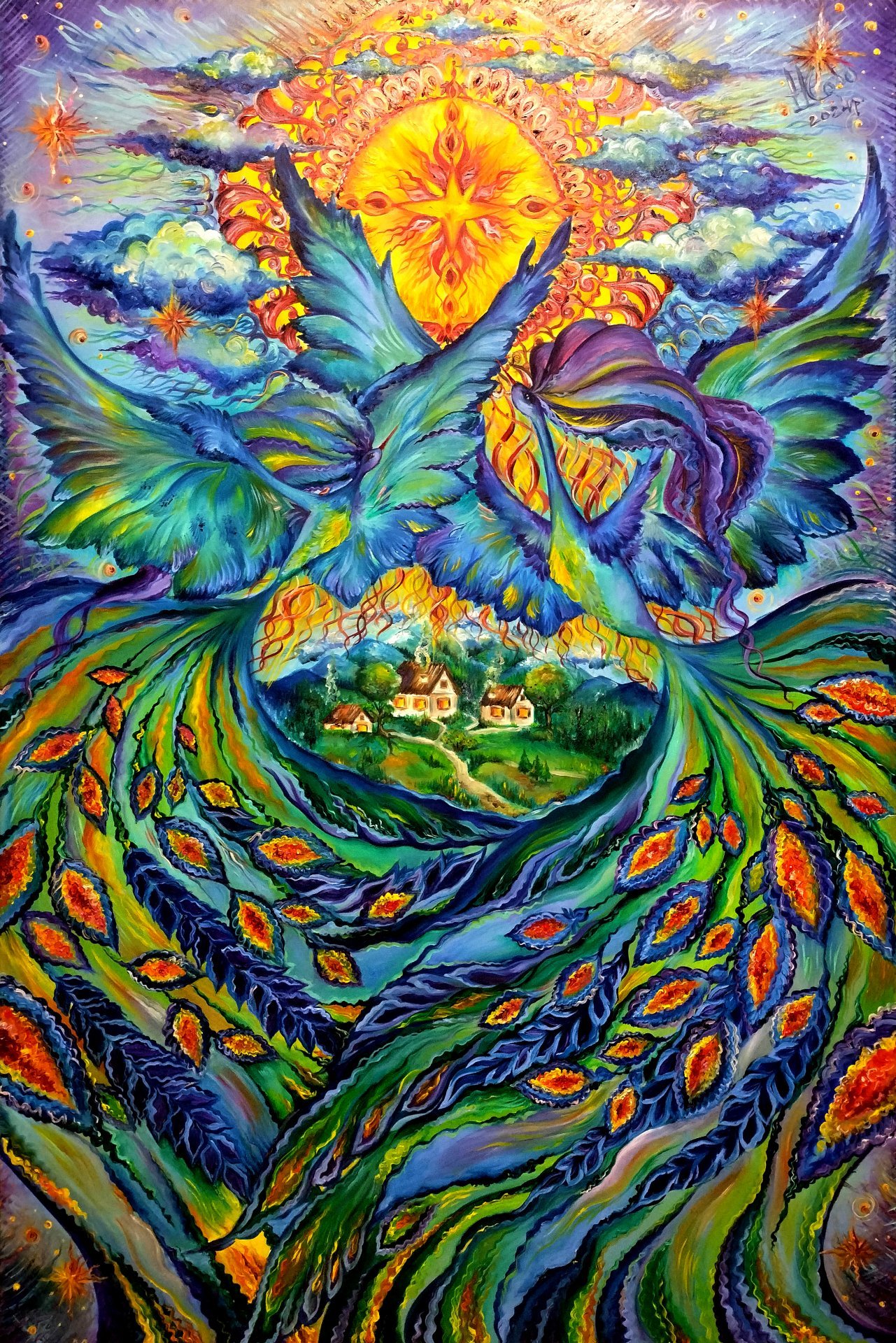 Colors of Life: Inspiration and Energy Painting by Hanna Soloviova