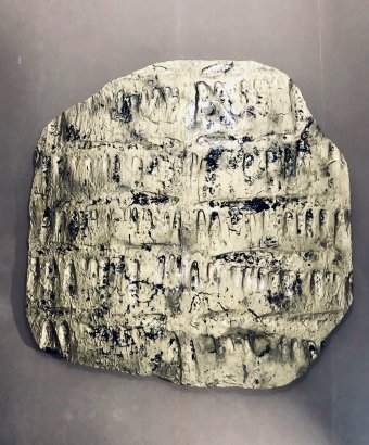 Malarstwo "Crack Gold Enhanced: Technologia spotyka się z abstrakcją", malarz Machnolga akryl plastik w Jose Art Gallery