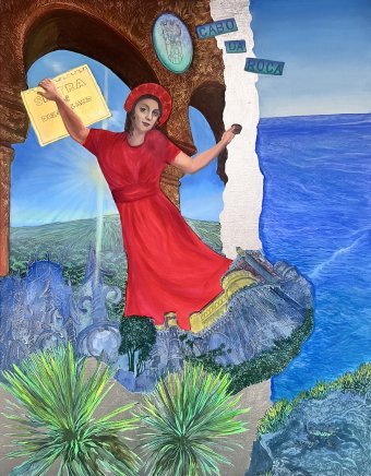 Живопись "Синтра: место силы", живописец Ольга Серебрянская смешанная техника холст в Jose Art Gallery