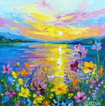 Quand les fleurs brillent dans le