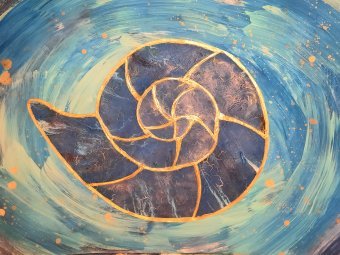 Живопис "Візерунок Цілісності", живописець Наталья Литвинова акрил папір в Jose Art Gallery