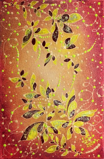 Живопись "Нежность Сезонов. Цветочная Гармония", живописец Hanna Soloviova смешанная техника холст в Jose Art Gallery