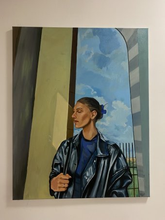 Painting "Copenhagen 1" by painter Aleksandra Kubacka oil canvas at Jose Art Gallery