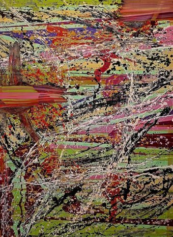 Painting "Energy of life" by painter Olena Rudnieva oil canvas at Jose Art Gallery