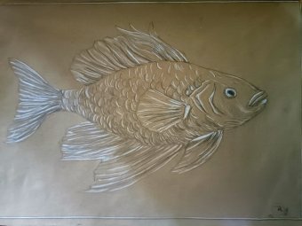 Drawing "Keeper of the Abyss" by illustrator roberto ferrando pencil paper at Jose Art Gallery