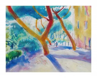 Живопись "Ритмы6", живописец Сергей Емец смешанная техника бумага в Jose Art Gallery