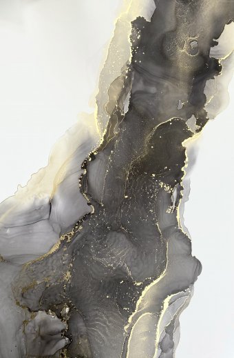 Pintura "Parte del Universo", pintor Lana Glim tinta papel en Jose Art Gallery