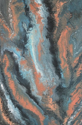 Painting "Infinite Depths" by painter Lana Glim acrylic canvas at Jose Art Gallery