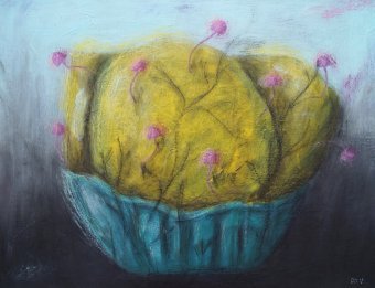 Painting "Rebirth" by painter An Viaznikova acrylic canvas at Jose Art Gallery