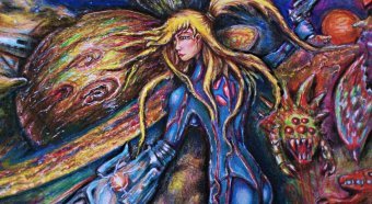 Живопись "SPACE INVADERS - MANGA HOT", живописец ANGEL PIANGELO смешанная техника бумага в Jose Art Gallery