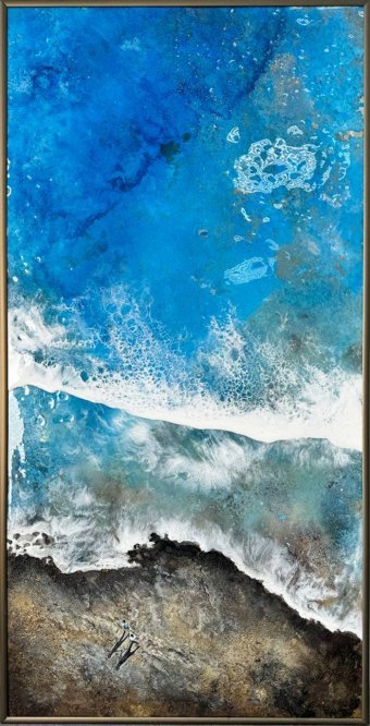 Живопись "Просто наслаждение", живописец Ксения Елисеева смешанная техника пластик в Jose Art Gallery