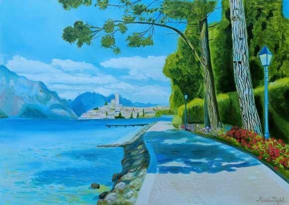 A resort town in Italy