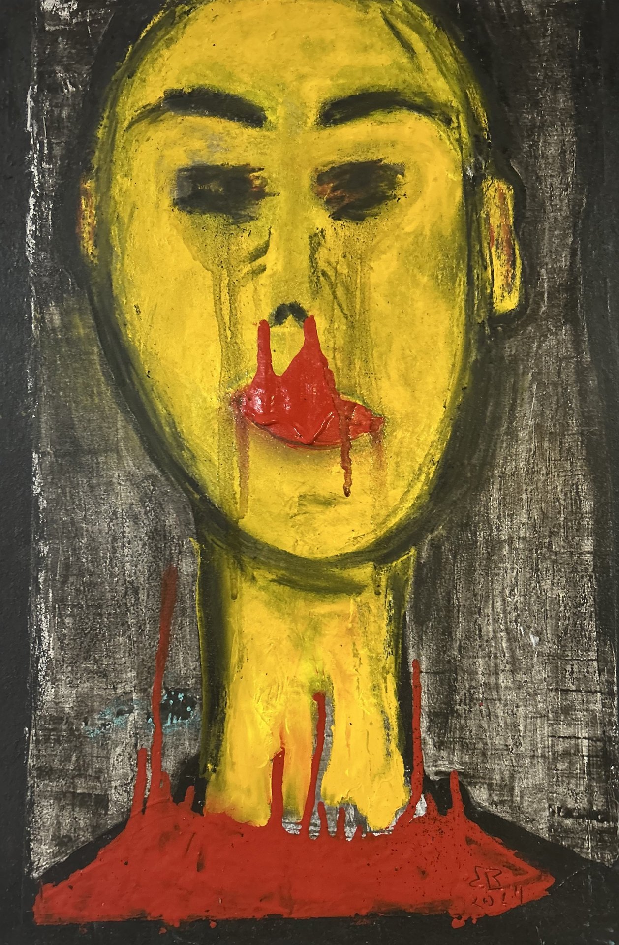 Ashes and Tears Drawing - Lora Paulava - Jose Art Gallery