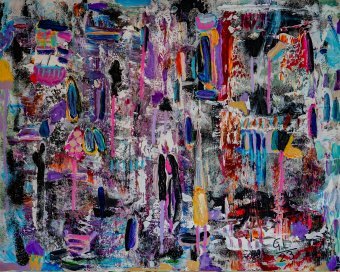 Живопись "Детская площадка Земля", живописец Geert Lemmers акрил дерево в Jose Art Gallery