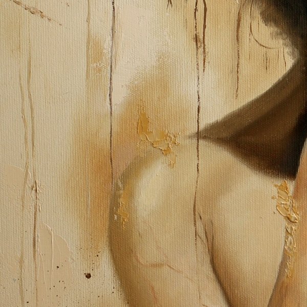 Additional view 5: Conceptual Portrait Painting Thoughts of the universe by painter Yulianna Tulinova oil canvas 