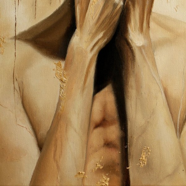 Additional view 6: Conceptual Portrait Painting Thoughts of the universe by painter Yulianna Tulinova oil canvas 