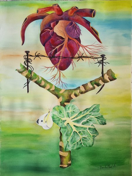 Composition on the absurd Painting by bernardino