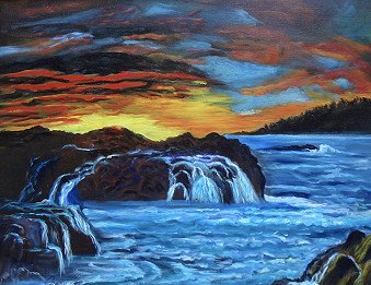 Rocky Shores Waterfalls
