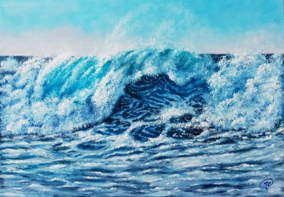 Blue Ocean Wave