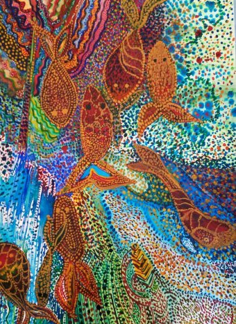 Живопись "Рыба", живописец Dagmara Wrona акварель бумага в Jose Art Gallery