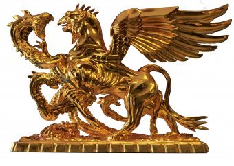 Sculpture "Chimera Two" by sculptor Krzysztof Plonka Bronze at Jose Art Gallery