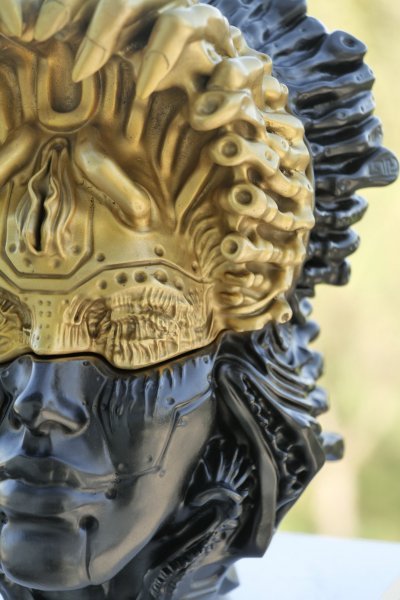 Additional view 6: Baroque Mythological Sculpture Nurse Venus Duality Bronze Sculpture by sculptor Krzysztof Plonka Bronze 