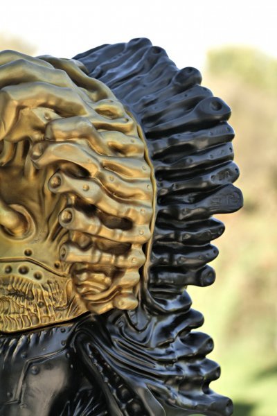 Image supplémentaire 5: Baroque Portrait Sculpture "Infirmière 40 cm", sculpteur Krzysztof Plonka Bronze 