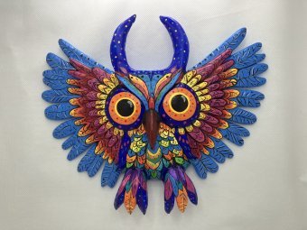 Skulptur "Märchenhafte Eule", bildhauer/-in Lora Mischtechnik in der Jose Art Gallery