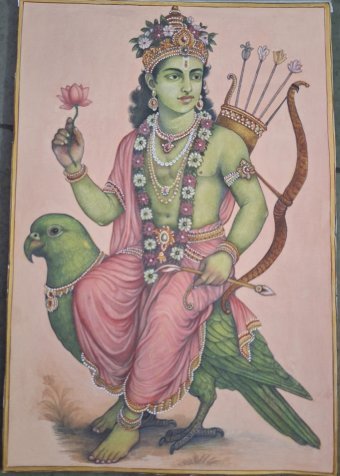 Painting "Lord Ram Radiance. Fine Art Spirituality" by painter Manish Vaishnav acrylic canvas at Jose Art Gallery